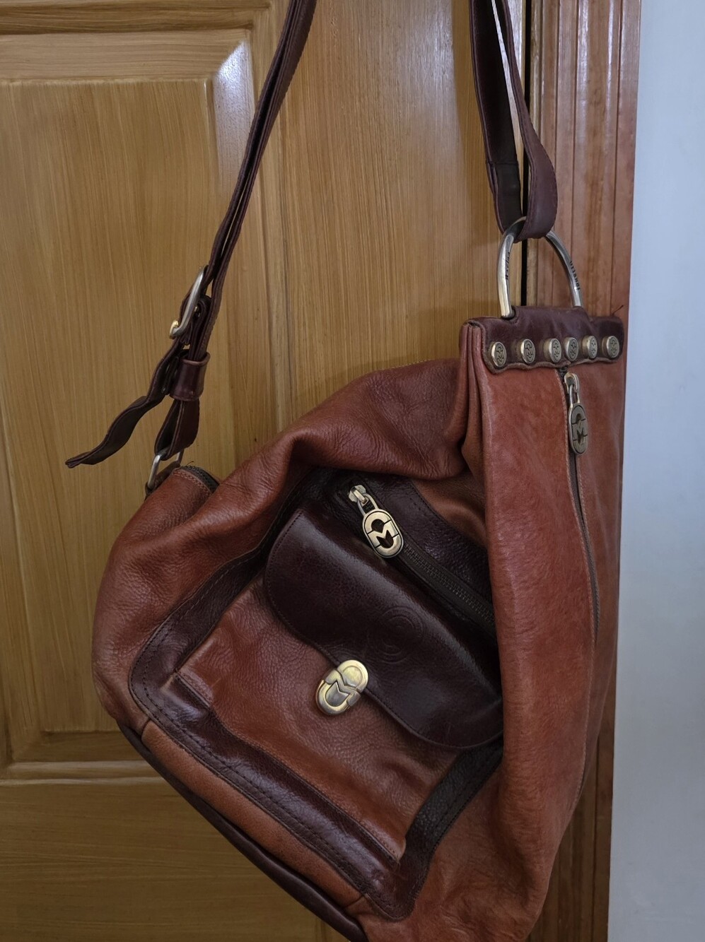 Vintage Marino Orlandi Authentic Purse Bag Crossbody Backpack Italian